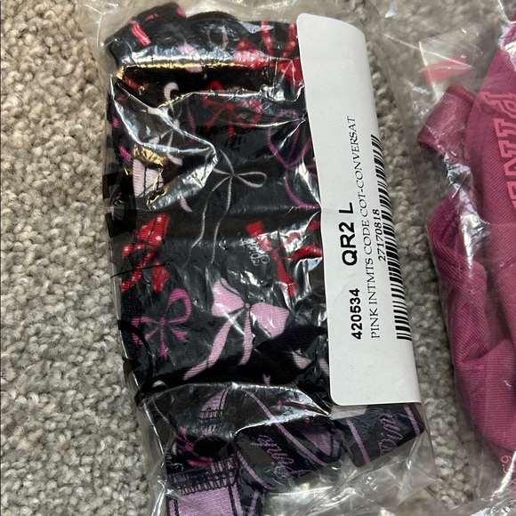 PINK Victoria's Secret Panties Set - Pink & Black - Picture 4 of 7